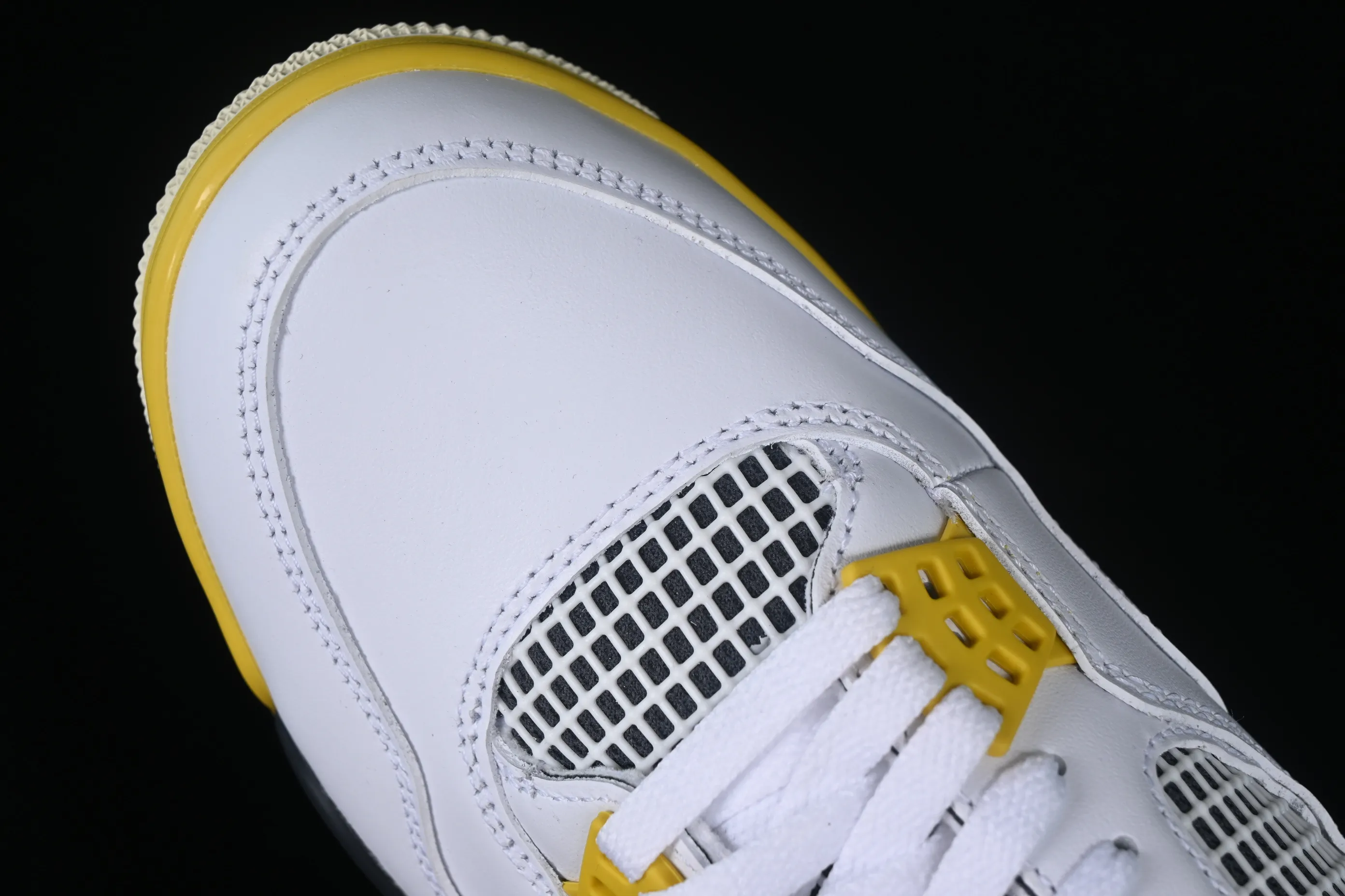 All categories Air Jordan Jordan series basketball shoes Air Jordan 4 Air Jordan 4 Retro "Vivid Sulfur" AJ4 Joe 4 White Thunder AQ9129-101